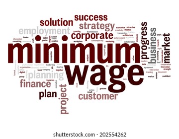 Minimum Wage Word Cloud