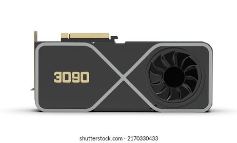 mining tool for earning 3090 3d illustration