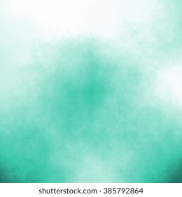 mint green watercolor background - grainy paper texture