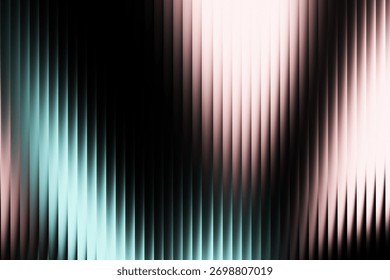 Mint pink striped gradient background with glassy softlight texture