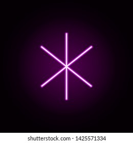 miscellaneous neon icon. Elements of Minimal universal theme set. Simple icon for websites, web design, mobile app, info graphics