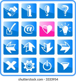 Miscellaneous Signs Raster Iconset Vector Version Stock Illustration ...