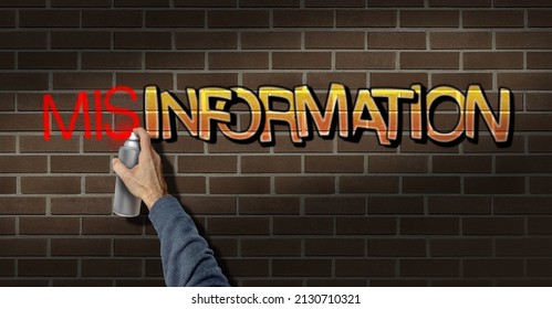 Misinformation And Disinformation Or Propaganda As Psychological Warfare To Control The Narrative With False Information Or Misleading Facts In A 3D Illustration Style.