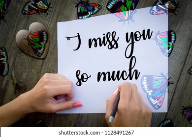 I miss you so much Images, Stock Photos & Vectors | Shutterstock