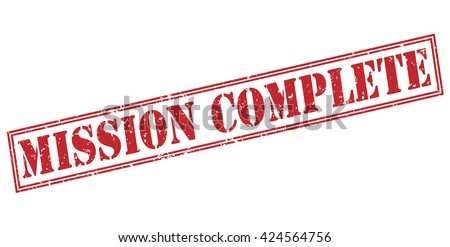 mission complete stamp