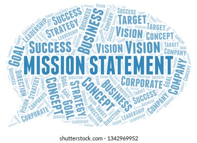 Mission Statement word cloud.