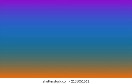 Mixed Three Color Gradient Background Purple Blue Orange Blurred Vibes Color Palette