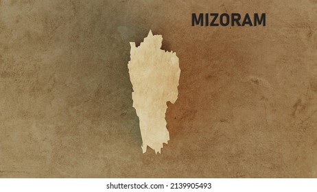 Mizoram Map 3d Rendered Illustration Stock Illustration 2139905493 ...