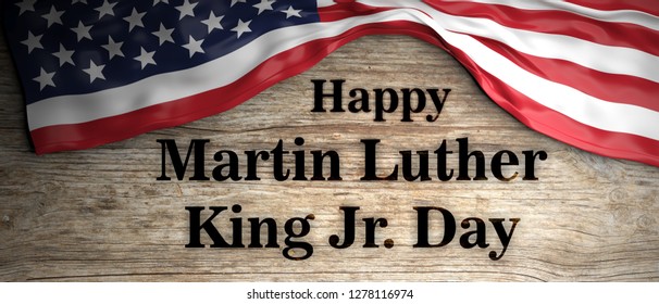 Mlk Day Happy Martin Luther King Stock Illustration 1278116974 ...