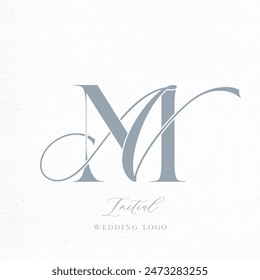 MN Initial Wedding Logo Monogram2