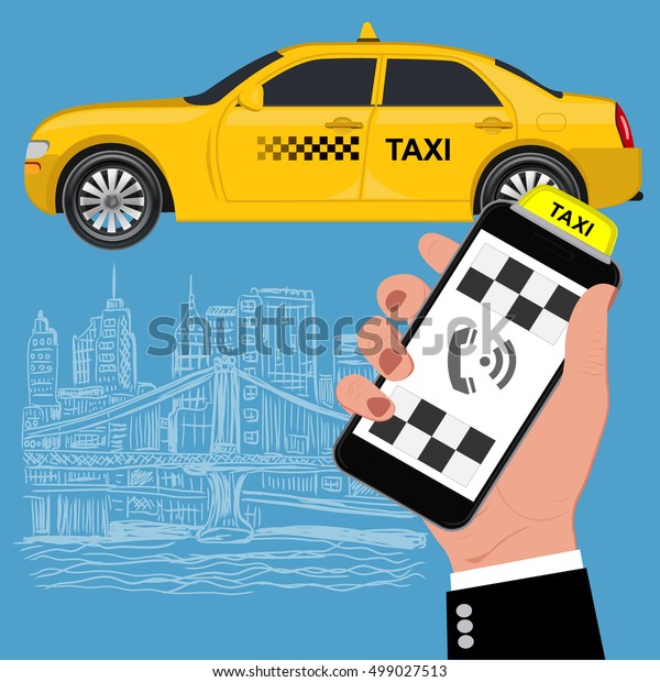 Mobile app for booking taxi
service