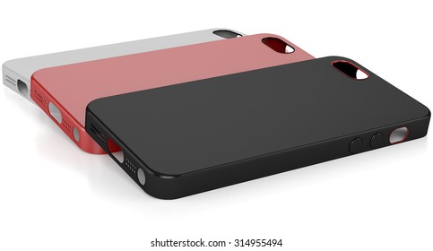 Mobile Phone Case Isolated On White Background