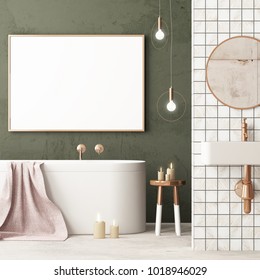 Download Bathroom Wall Mockup Images Stock Photos Vectors Shutterstock