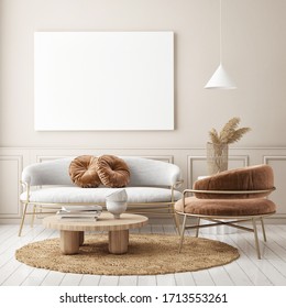 Canvas Living Room Mockup Hd Stock Images Shutterstock