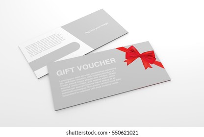 Download Voucher Mockup High Res Stock Images Shutterstock