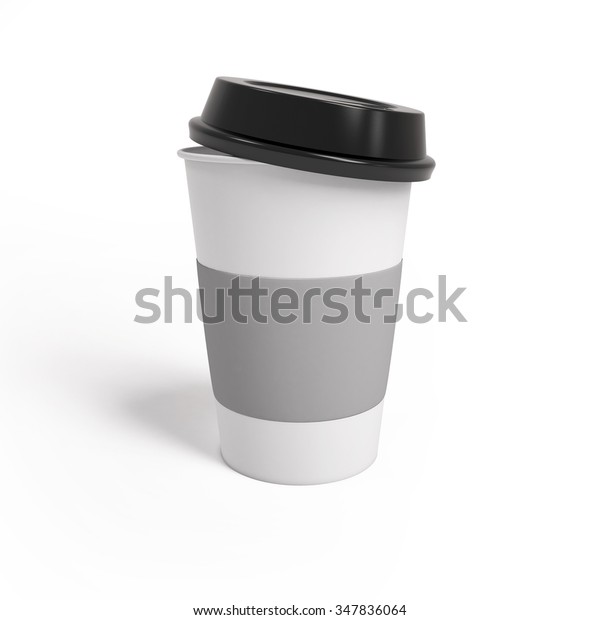 cardboard coffee cups and lids