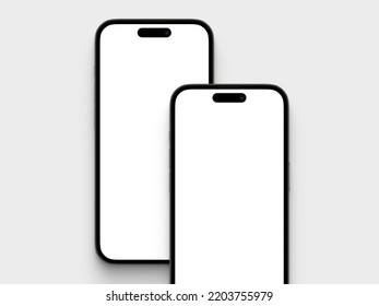 Comparative Background Mockup Comparative Background Two Modern Frameless Stock Illustration ...