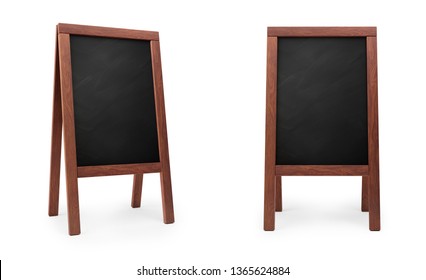 Mockup Menu Blackboard, 3D Rendering