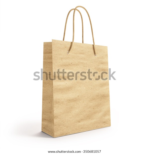 Mockup Paper Bag Shopping 3d Stock Image Download Now