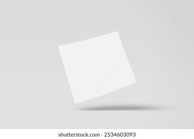 Mockup Square Flyer 3D Rendering