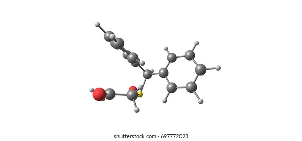 Modafinil Is A Wakefulness-promoting Agent Or Eugeroic Used For Treatment Of Disorders Such As Narcolepsy, Shift Work Sleep Disorder. 3d Illustration