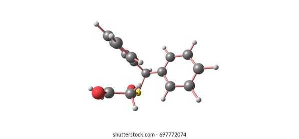 Modafinil Is A Wakefulness-promoting Agent Or Eugeroic Used For Treatment Of Disorders Such As Narcolepsy, Shift Work Sleep Disorder. 3d Illustration