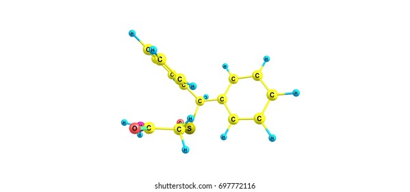 Modafinil Is A Wakefulness-promoting Agent Or Eugeroic Used For Treatment Of Disorders Such As Narcolepsy, Shift Work Sleep Disorder. 3d Illustration