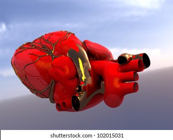 Model Of Artificial Human Heart