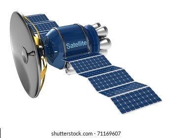 Model Of An Artificial Satellite.