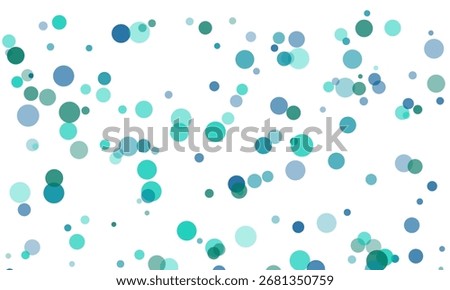 A modern abstract background featuring a multitude of floating bubbles 
