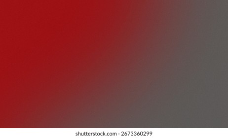 Modern abstract background with a smooth gradient from dark red to dark gray with a subtle noise texture. Perfect for digital design, wallpaper, or decoration.