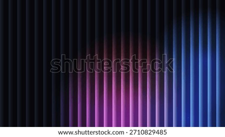 Modern abstract dark gradient background illustration with blue, pink, and navy geometric vertical stripes for tech designs.