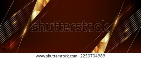 Modern Abstract Dark Red Golden Gold background with diagonal glowing light effect. illustration with trophy. Blue Lights on Graphics. Luxury Graphics. Award Background. Abstract Background.  Сток-фото © 