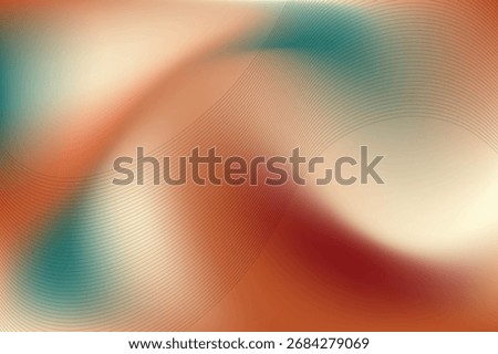 Modern abstract gradient background with teal and orange tones blending smoothly in soft curved waves, ideal for digital design, branding, and artistic creative backdrops.