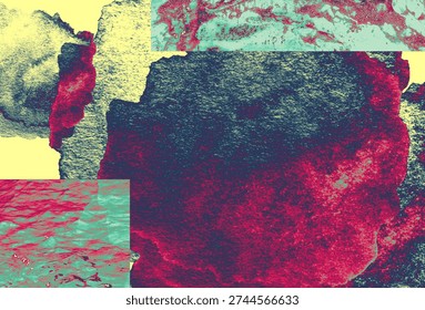 Modern abstract gradient texture with bold color blocks