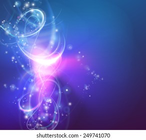 A Modern Abstract Light Swirl Background With Electric Vortex Shapes