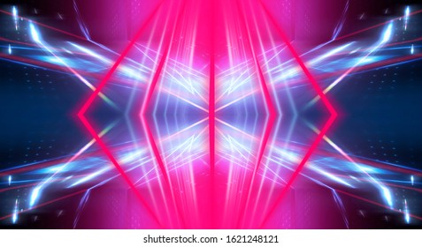 Modern Abstract Neon Background Blue Pink Stock Illustration 1621248121 ...