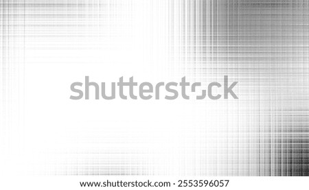 Modern abstract transparent background texture with layers of black and gray transparent material in grunge lines in random geometric pattern with abstract texture design