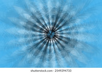 modern abstract wallpaper simple bright blue with beautiful black and white noise circle accents - Powered by Shutterstock