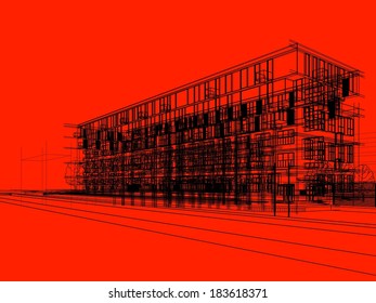 modern architecture background