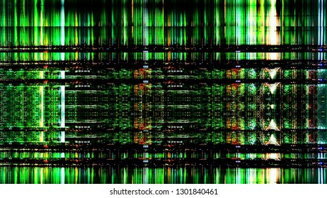 Modern background with dead pixel and bug, glitch and error signal. Optical distortion, overlapping geometric. It can be used for web design, printed products and visualization of music.  - Shutterstock ID 1301840461