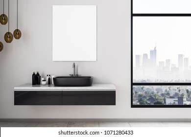 Bathroom Poster Mockup Hd Stock Images Shutterstock