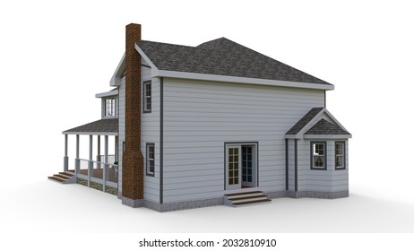 741 Classic american house exterior Stock Illustrations, Images ...