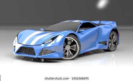Blue Sports Car Images Stock Photos Vectors Shutterstock