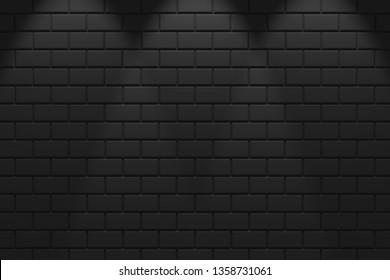 Modern brick wall. 3D rendering.