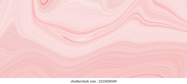 Modern Bright Acrylic Liquid Background With Wave Lines, Pink Liquid Marble Abstract Surfaces Design, Acrylic Pour Color Liquid Marble Abstract Surfaces Design.