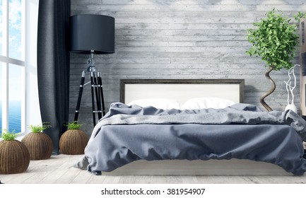 Modern bright interior 