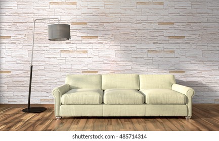Modern bright interior 