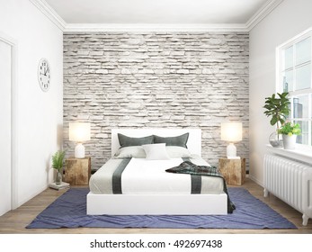 Modern bright interior 