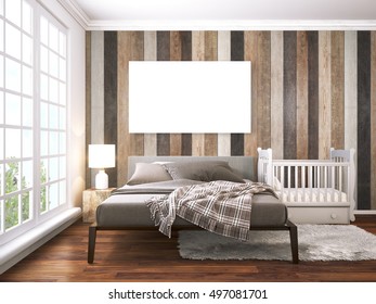 Modern bright interior 